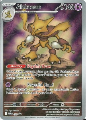 Alakazam - MEP009 - Pokemon Mega Evolution promo