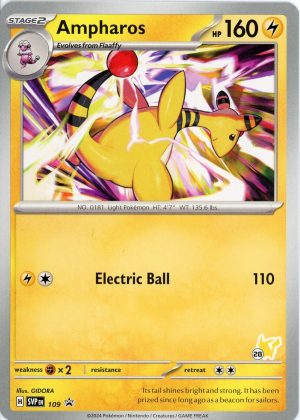 Ampharos - SVP109 - Pokemon Scarlet & Violet promo