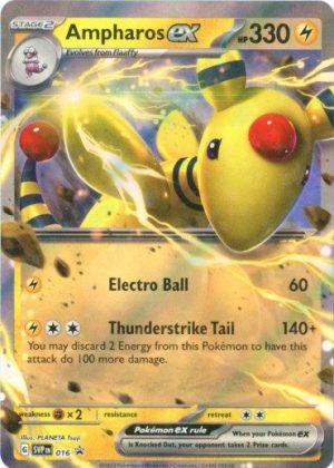 Ampharos ex - SVP016 - Pokemon Scarlet & Violet promo