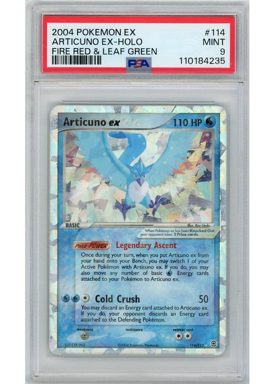 Articuno ex – 114/112 – PSA 9