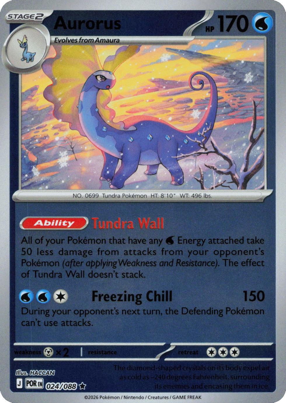 Aurorus - 024/088 - Reverse