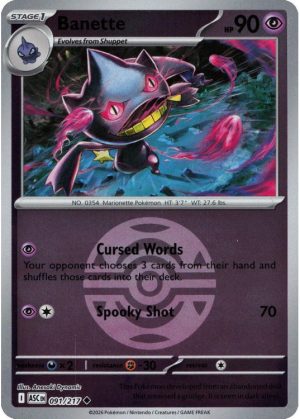 Banette - 091/217 - Reverse (Poke Ball)