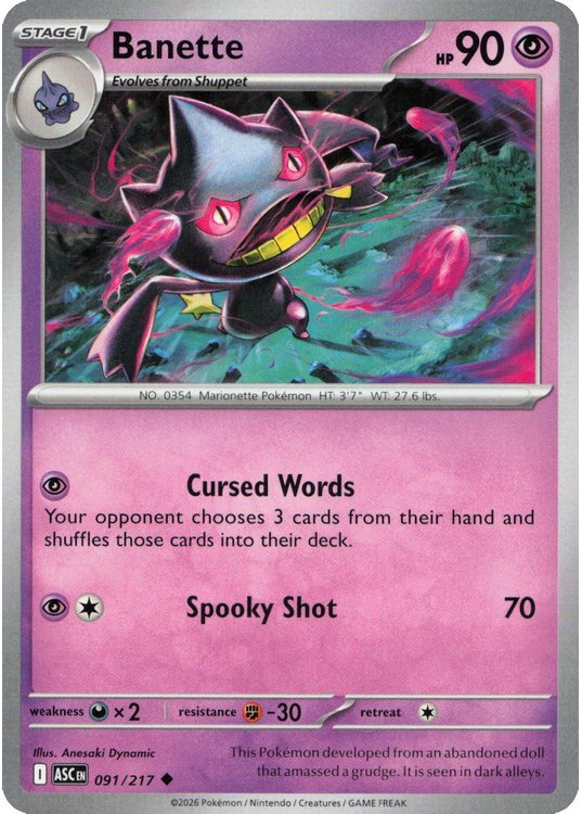 Banette – 091/217