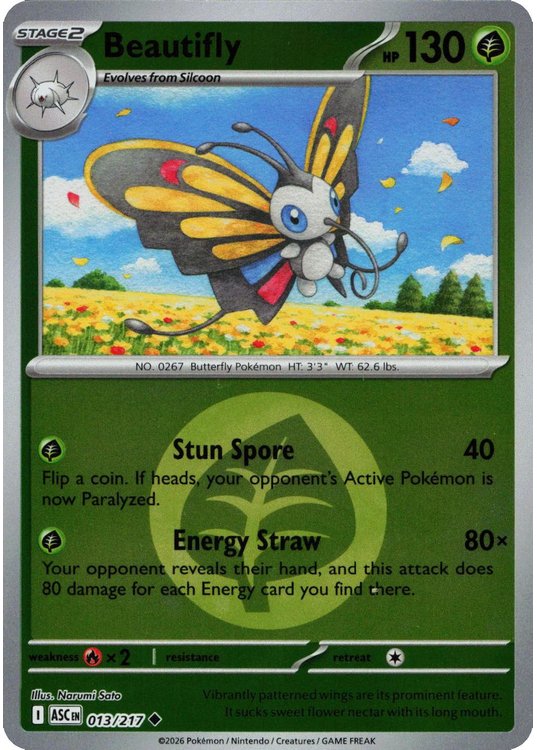 Beautifly - 013/217 - Reverse (Energy Symbol)