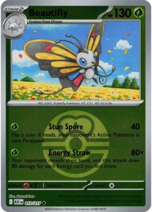 Beautifly - 013/217 - Reverse (Poke Ball)