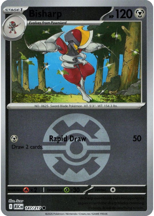 Bisharp - 147/217 - Reverse (Poke Ball)