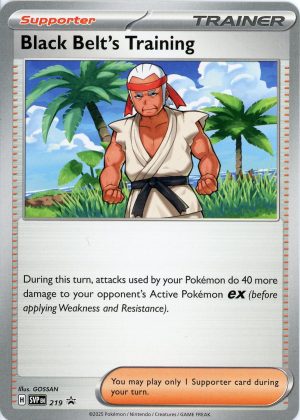 Black Belt's Training - SVP219 - Pokemon Scarlet & Violet promo
