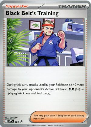 Black Belt's Training - SVP220 - Pokemon Scarlet & Violet promo