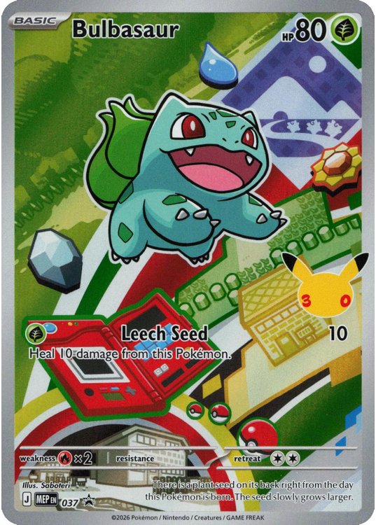 Bulbasaur - MEP037 - Pokemon Mega Evolution promo