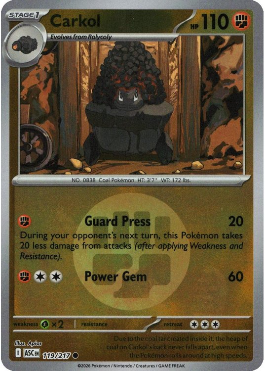 Carkol - 119/217 - Reverse (Energy Symbol)