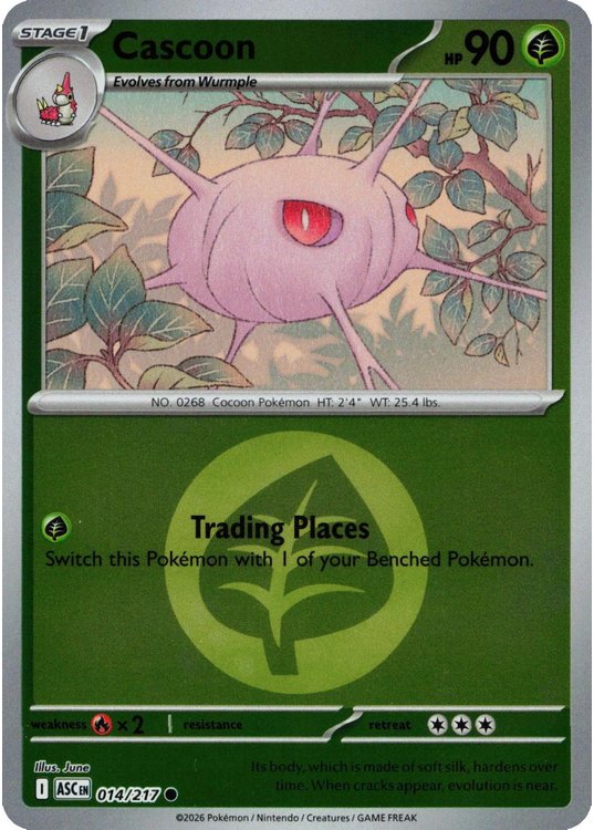 Cascoon - 014/217 - Reverse (Energy Symbol)