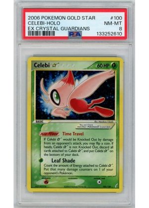 Celebi * (Goldstar) 100/100 PSA 8