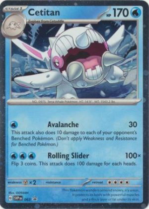 Cetitan - SVP063 - Pokemon Scarlet & Violet promo