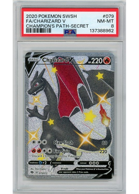 Charizard V 079/073 PSA 8