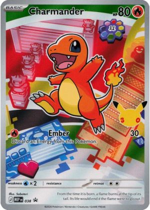 Charmander - MEP038 - Pokemon Mega Evolution promo