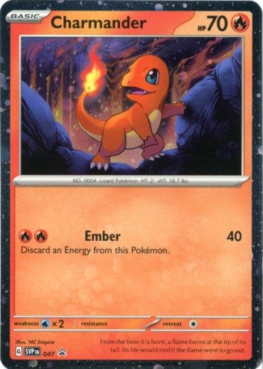 Charmander - SVP047 - Pokemon Scarlet & Violet promo