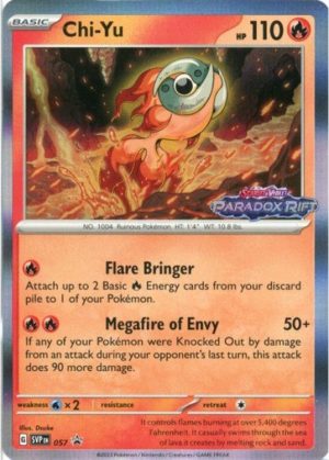 Chi-Yu - SVP057 (Prerelease) - Pokemon Scarlet & Violet promo