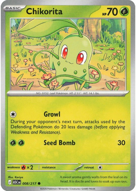 Chikorita – 008/217