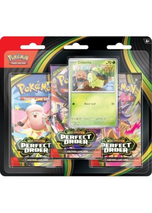 Chikorita blister pack (3 stk.) - ME03 Perfect Order