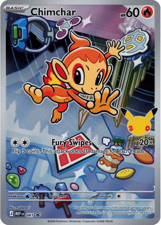 Chimchar - MEP041 - Pokemon Mega Evolution promo