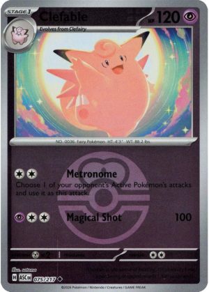 Clefable - 075/217 - Reverse (Poke Ball)