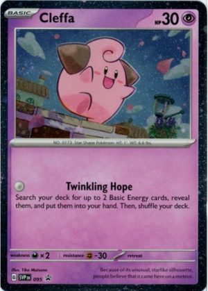 Cleffa - SVP095 - Pokemon Scarlet & Violet promo