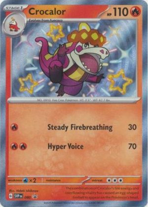 Crocalor - SVP080 - Pokemon Scarlet & Violet promo