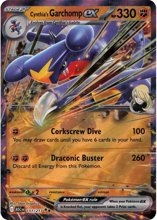 Cynthia’s Garchomp ex – 111/217
