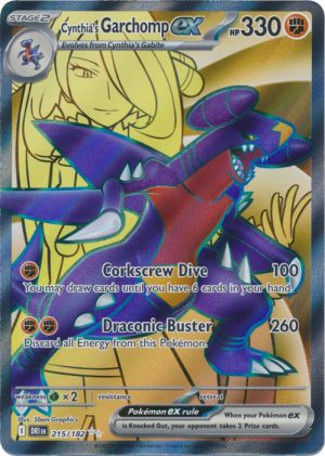 Cynthia's Garchomp ex - SVP204 - Pokemon Scarlet & Violet promo