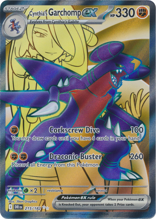 Cynthia's Garchomp ex - SVP204 - Pokemon Scarlet & Violet promo