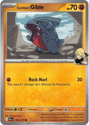 Cynthia's Gible - 109/217