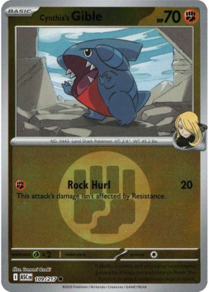 Cynthia's Gible - 109/217 - Reverse (Energy Symbol)