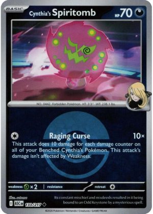Cynthia's Spiritomb - 133/217 - Reverse (Poke Ball)