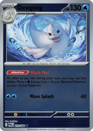 Dewgong - 019/088 - Reverse
