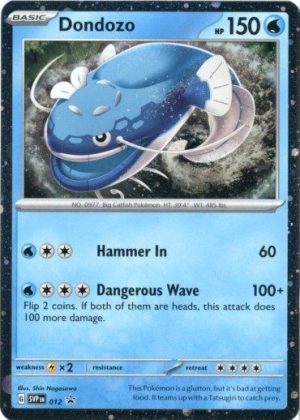 Dondozo - SVP012 - Pokemon Scarlet & Violet promo