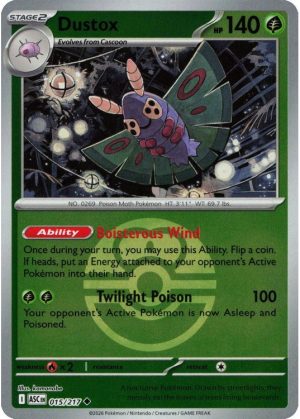 Dustox - 015/217 - Reverse (Poke Ball)
