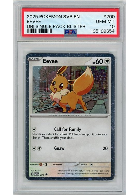 Eevee PSA 10 - Gradede pokemon kort på Pokemons.dk