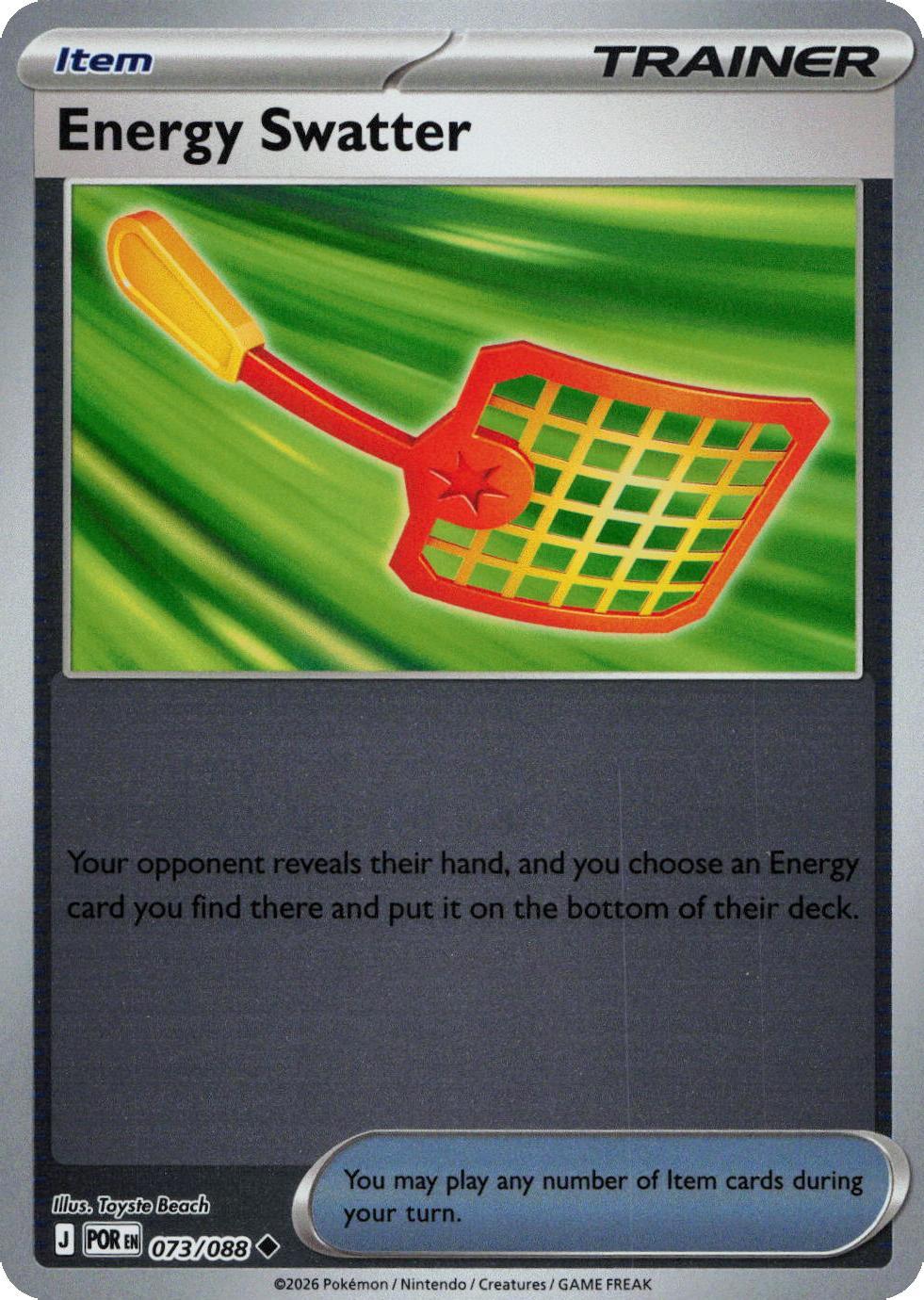 Energy Swatter - 073/088 - Reverse