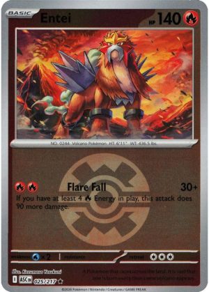 Entei - 025/217 - Reverse (Poke Ball)