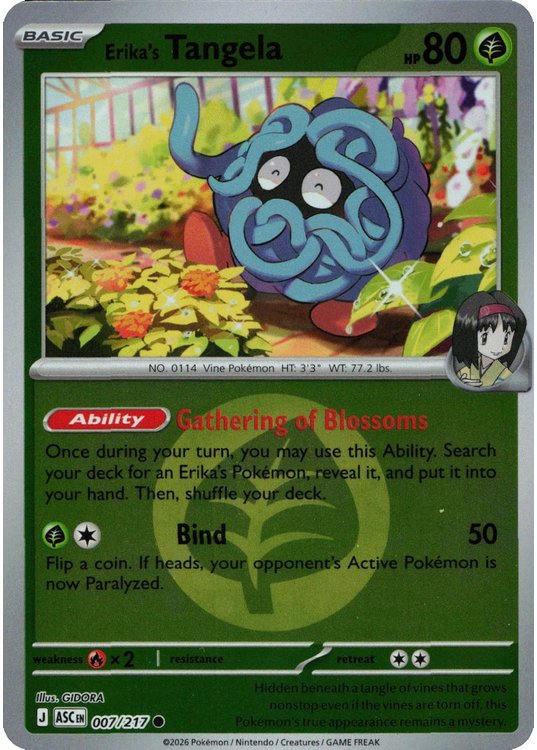Erika’s Tangela – 007/217 – Reverse (Energy Symbol)
