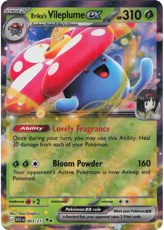 Erika’s Vileplume ex – 003/217