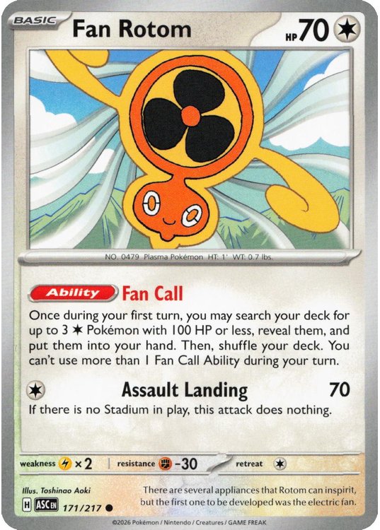 Fan Rotom – 171/217