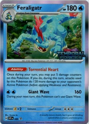 Feraligatr - SVP089 (Prerelease) - Pokemon Scarlet & Violet promo