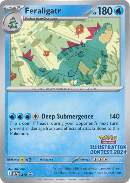 Feraligatr - SVP213 - Pokemon Scarlet & Violet promo