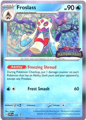 Froslass - SVP117 (Prerelease) - Pokemon Scarlet & Violet promo