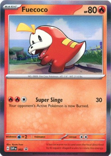Fuecoco - SVP002 - Pokemon Scarlet & Violet promo