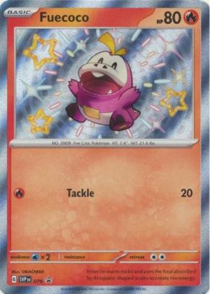 Fuecoco - SVP079 - Pokemon Scarlet & Violet promo