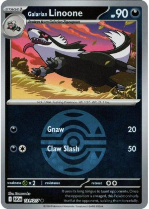 Galarian Linoone - 131/217 - Reverse (Poke Ball)