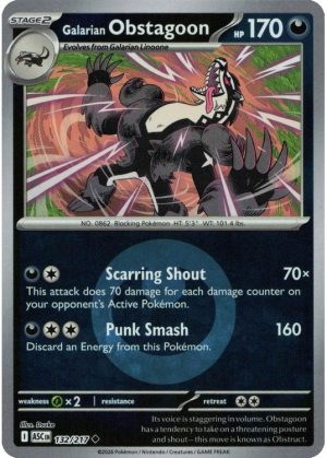 Galarian Obstagoon - 132/217 - Reverse (Energy Symbol)