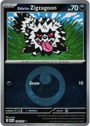 Galarian Zigzagoon - 130/217 - Reverse (Energy Symbol)